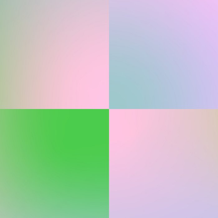 summer gradient pastel checker Coffee Mug Gallery Image 2