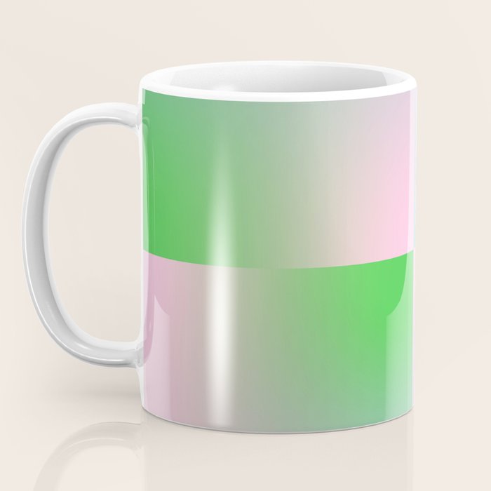 summer gradient pastel checker Coffee Mug Gallery Image 3