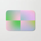 summer gradient pastel checker Bath Mat Gallery Image 1