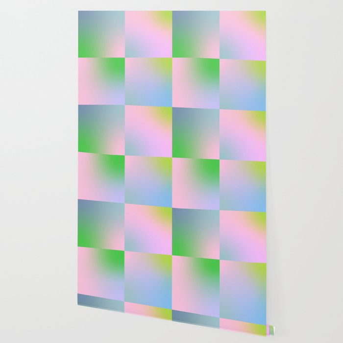 summer gradient pastel checker Wallpaper Gallery Image 2