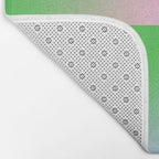 summer gradient pastel checker Bath Mat Gallery Image 2