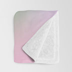 summer gradient pastel checker Throw Blanket Gallery Image 3