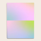 summer gradient pastel checker Notebook Gallery Image 4