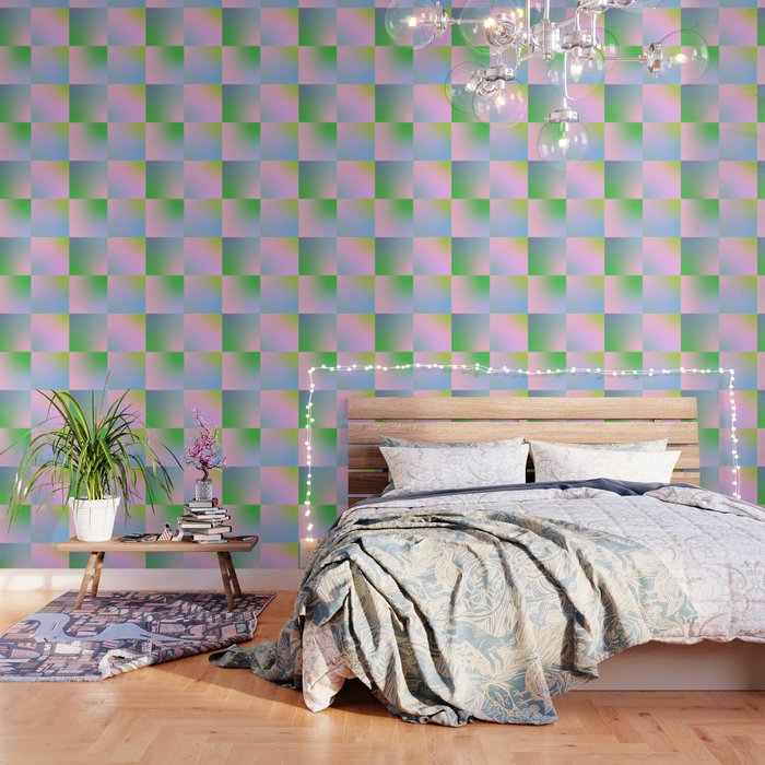 summer gradient pastel checker Wallpaper Gallery Image 3