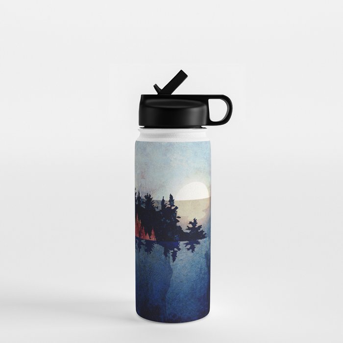 Autumn Moon Reflection Water Bottle Gallery Image 1