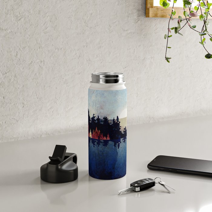 Autumn Moon Reflection Water Bottle Gallery Image 4
