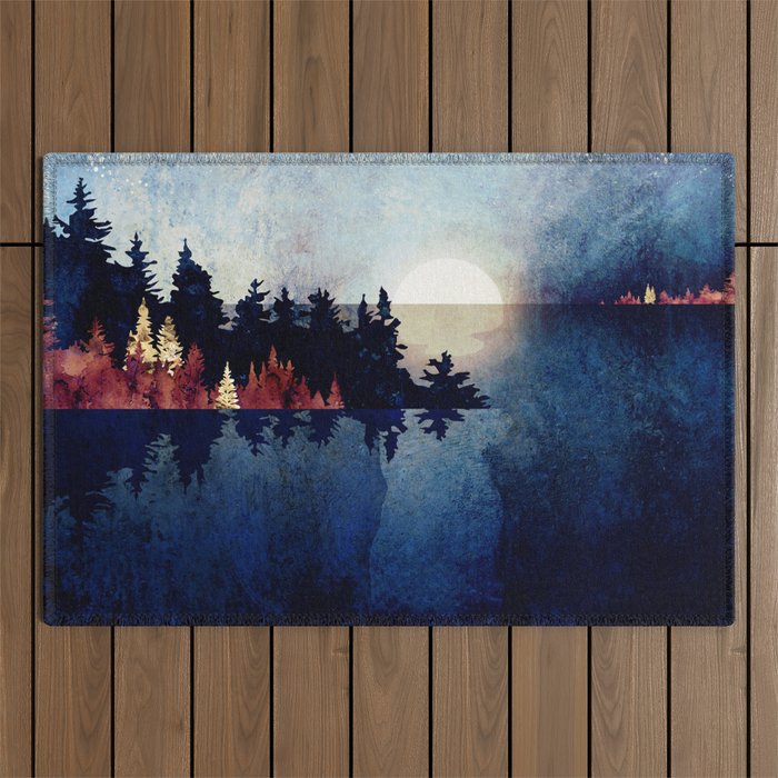 Autumn Moon Reflection Outdoor Rug Gallery Image 1