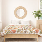 Watercolour Autumn Leaves. Duvet Cover Gallery Image 3