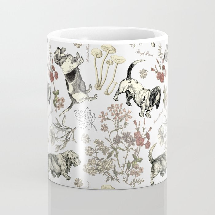 BASSET HOUNDS and MAGICAL MUSCHROOMS  Coffee Mug Gallery Image 4