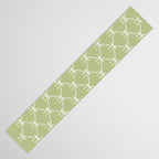 Bows & Ribbons Pattern XXIV Pastel Green Table Runner Gallery Image 3