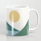Sunny Lake - Abstract Landscape Coffee Mug Gallery Image 1