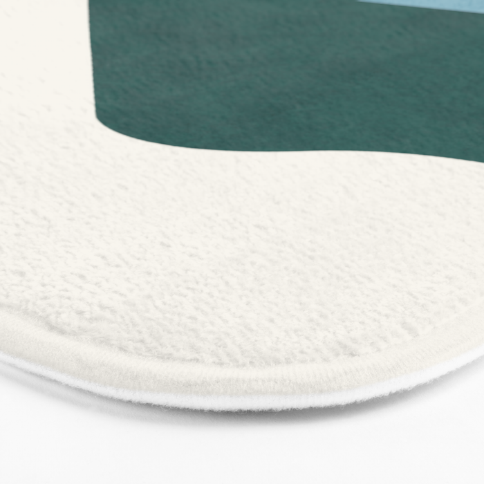 Sunny Lake - Abstract Landscape Bath Mat Gallery Image 3