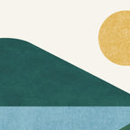 Sunny Lake - Abstract Landscape Coffee Mug Gallery Image 2