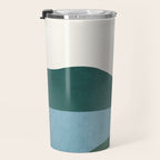 Sunny Lake - Abstract Landscape Travel Mug Gallery Image 3