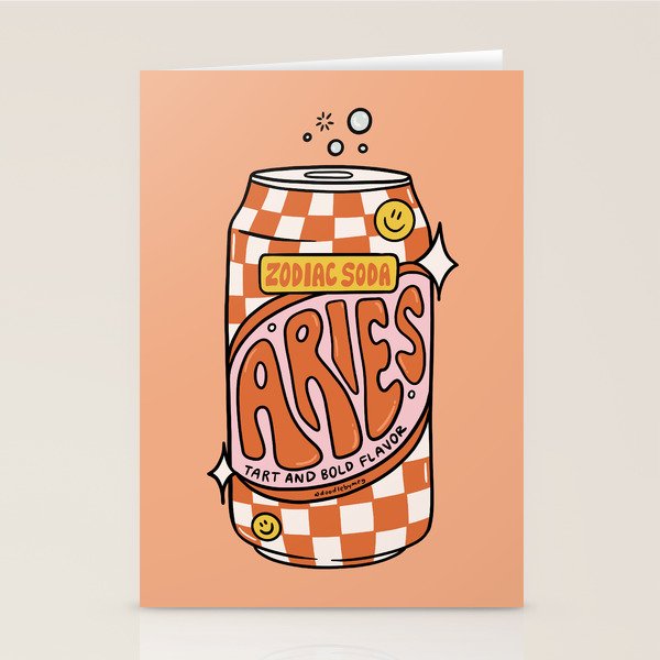 Aries Soda Stationery Card Gallery Image 2