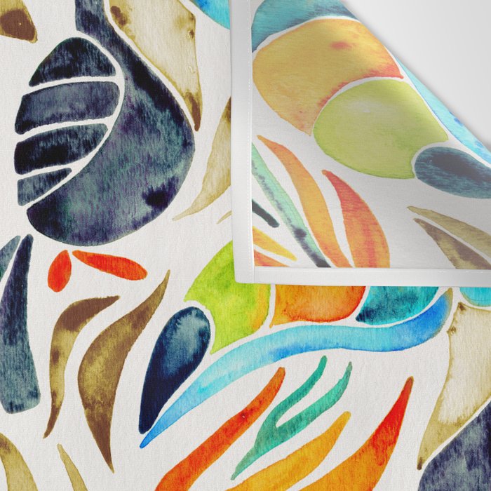 Tropical Toucans - Sepia Palette Wall Tapestry Gallery Image 3