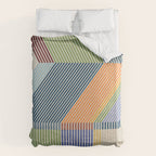 Linear Bauhaus Pattern 2 Duvet Cover Gallery Image 6
