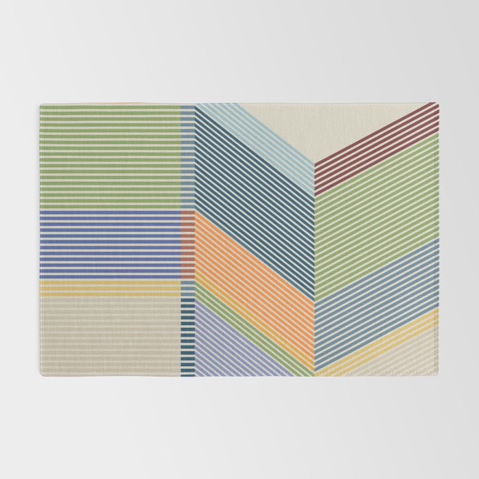 Linear Bauhaus Pattern 2 Rug Gallery Image 2