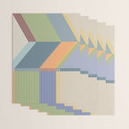 Linear Bauhaus Pattern 2 Wrapping Paper Gallery Image 3