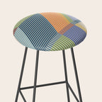 Linear Bauhaus Pattern 2 Stool Gallery Image 2