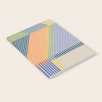 Linear Bauhaus Pattern 2 Notebook Gallery Image 2