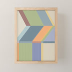 Linear Bauhaus Pattern 2 Mini Art Print Gallery Image 1