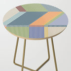 Linear Bauhaus Pattern 2 Side Table Gallery Image 2