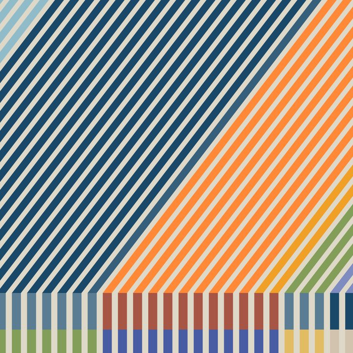 Linear Bauhaus Pattern 2 Coffee Mug Gallery Image 2