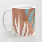 Abstract Art Tropical Leaves  Coffee Mug Gallery Image 3