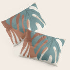 Abstract Art Tropical Leaves  Pillow Sham Gallery Image 3