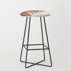 Abstract Art Tropical Leaves  Stool Gallery Image 1
