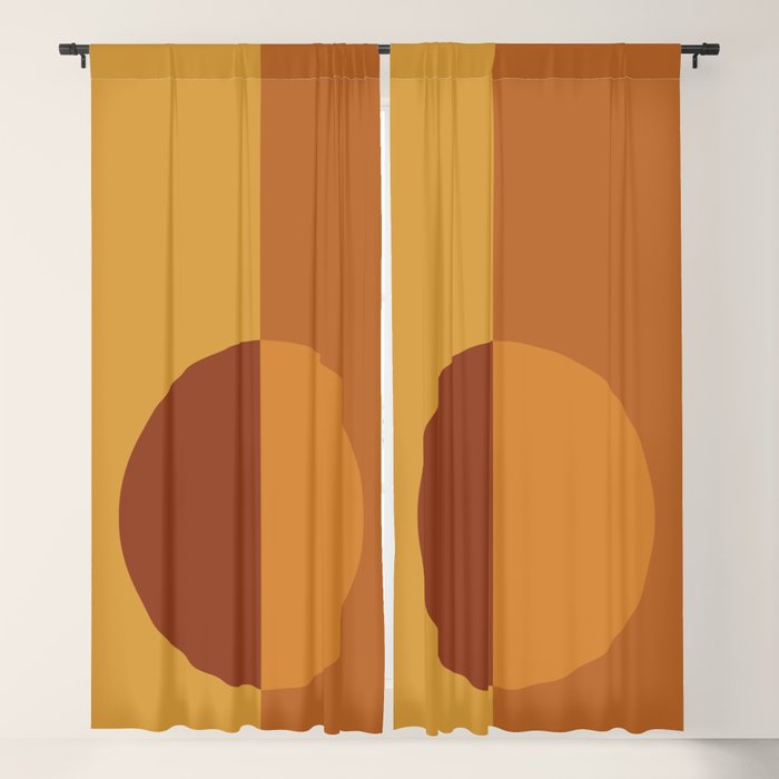 Color Block Abstract VIII Window Curtain Gallery Image 5