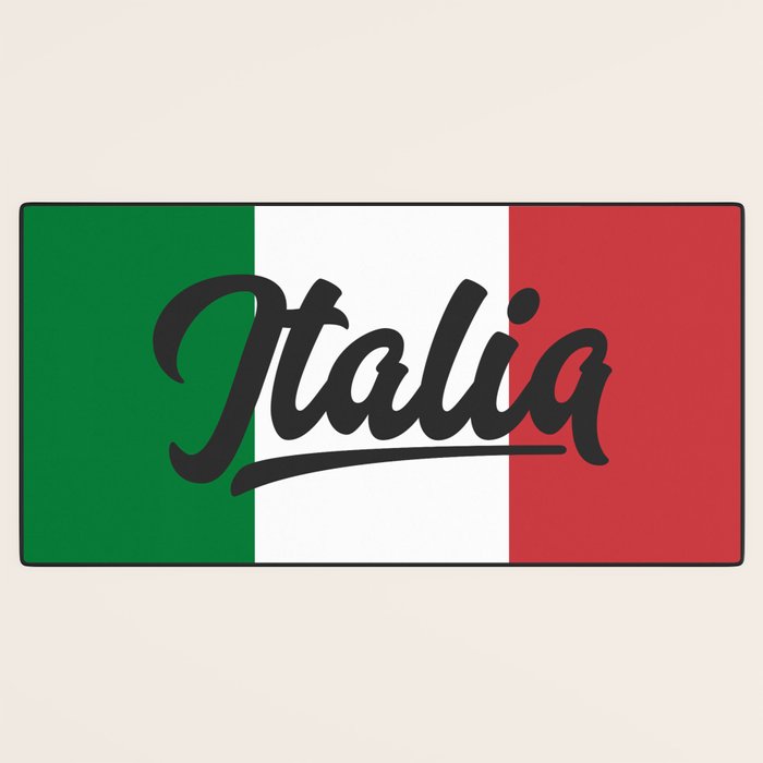 Italian Flag Desk Mat Gallery Image 3