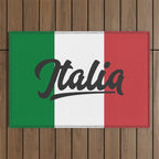 Italian Flag Outdoor Rug Gallery Image 1