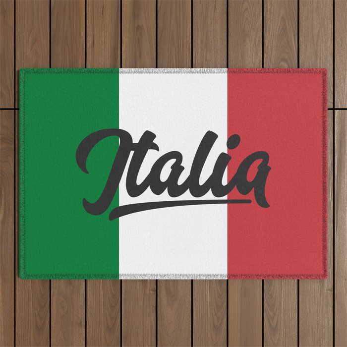 Italian Flag Outdoor Rug Gallery Image 1