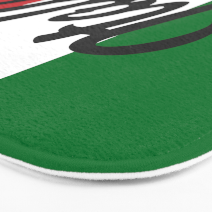 Italian Flag Bath Mat Gallery Image 3