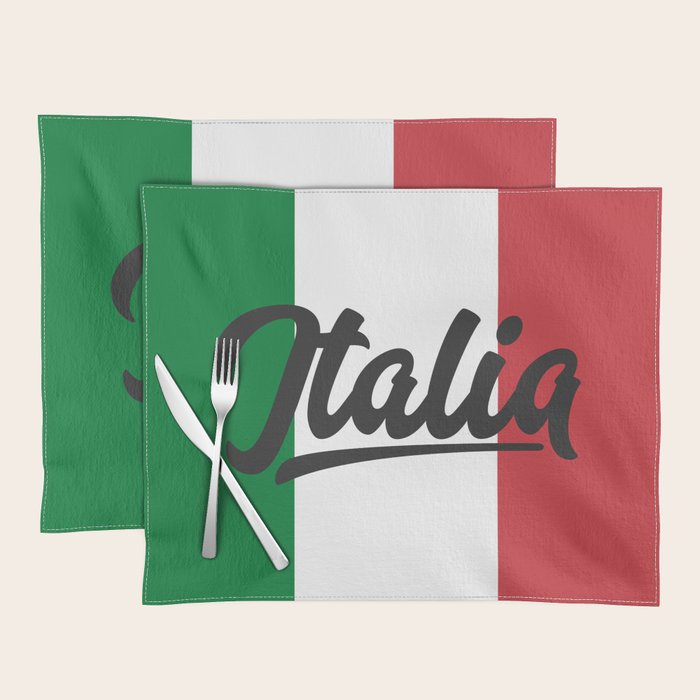 Italian Flag Placemat Gallery Image 1