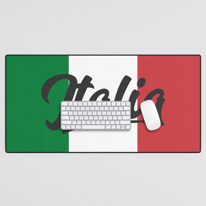 Italian Flag Desk Mat Gallery Image 1