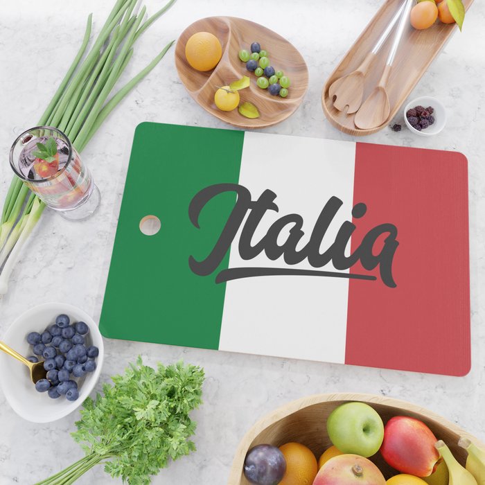 Italian Flag Cutting Board Gallery Image 2