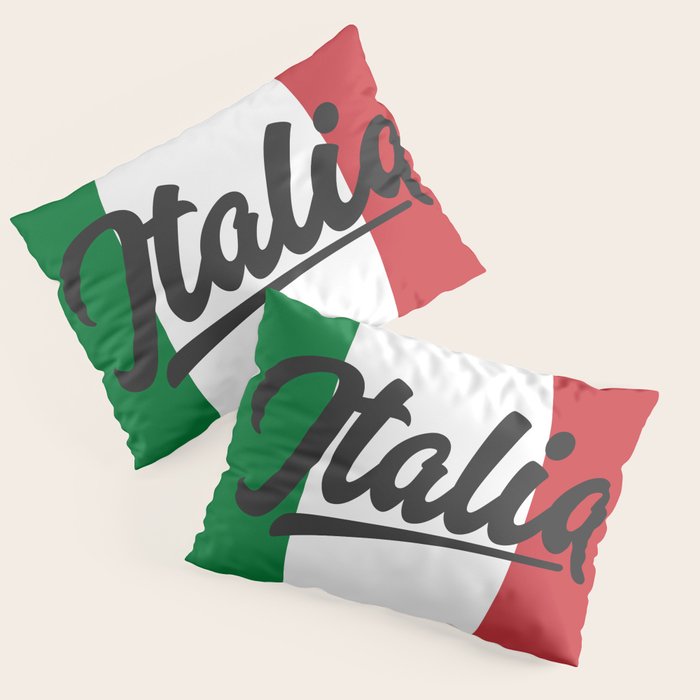 Italian Flag Pillow Sham Gallery Image 1