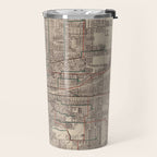 Old Spokane WA Map (1924) The Lilac City Washington State Vintage Atlas Travel Mug Gallery Image 2