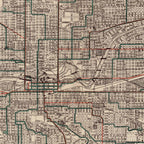 Old Spokane WA Map (1924) The Lilac City Washington State Vintage Atlas Coffee Mug Gallery Image 2