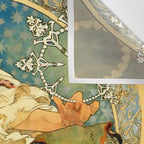 Alphonse Mucha  "Princess Hyacinth" Wall Tapestry Gallery Image 3