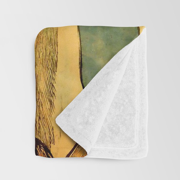 Alphonse Mucha  "Princess Hyacinth" Throw Blanket Gallery Image 3