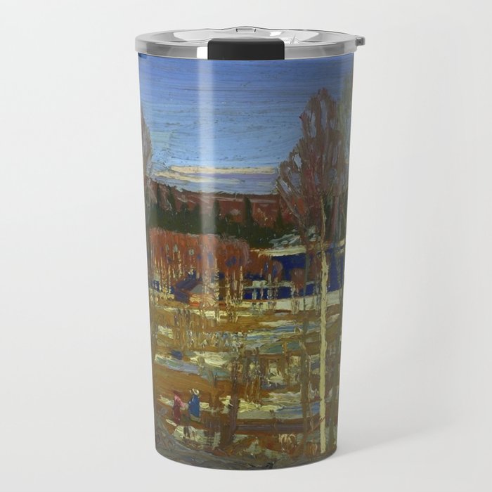 Tom Thomson Larry Dickson's Cabin 1917 Canadian Landscape Artist Travel Mug Gallery Image 1