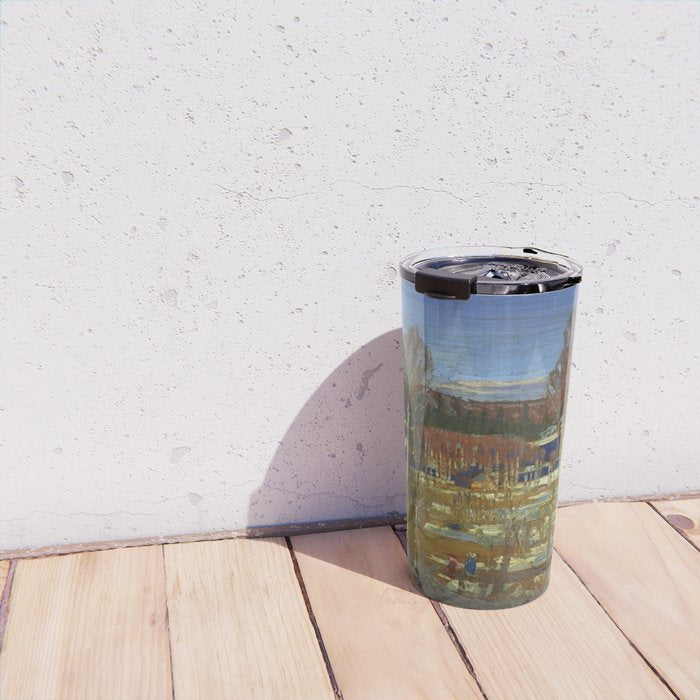 Tom Thomson Larry Dickson's Cabin 1917 Canadian Landscape Artist Travel Mug Gallery Image 4