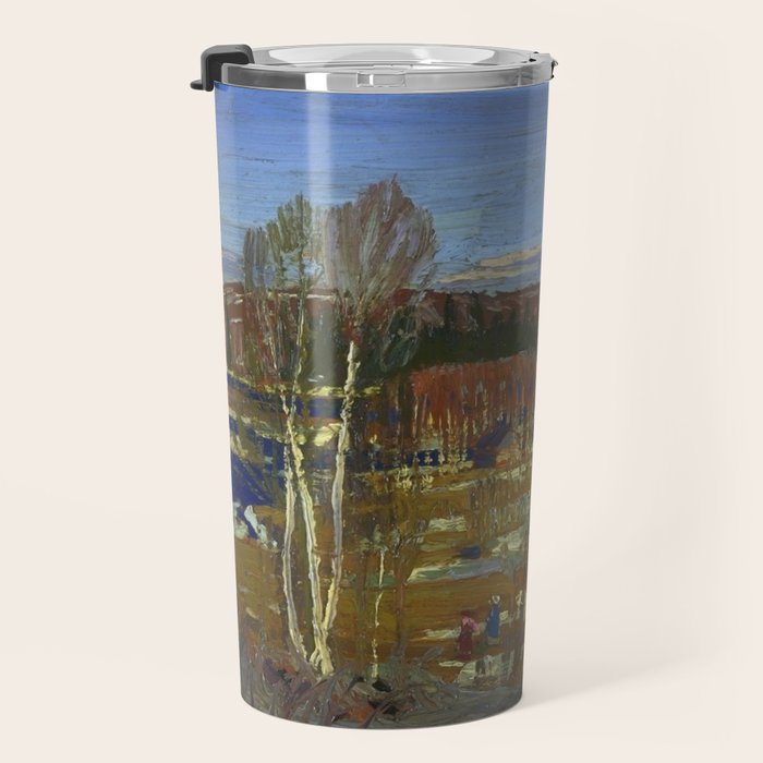 Tom Thomson Larry Dickson's Cabin 1917 Canadian Landscape Artist Travel Mug Gallery Image 3
