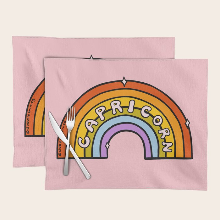 Capricorn Rainbow Placemat Gallery Image 1