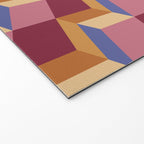 Cuboid Geometric Abstract Shapes Pattern XVIII Welcome Mat Gallery Image 2