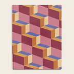 Cuboid Geometric Abstract Shapes Pattern XVIII Notebook Gallery Image 4